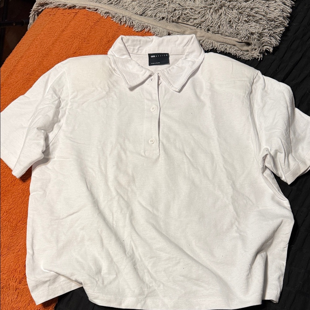 ASOS White Collared Blouse